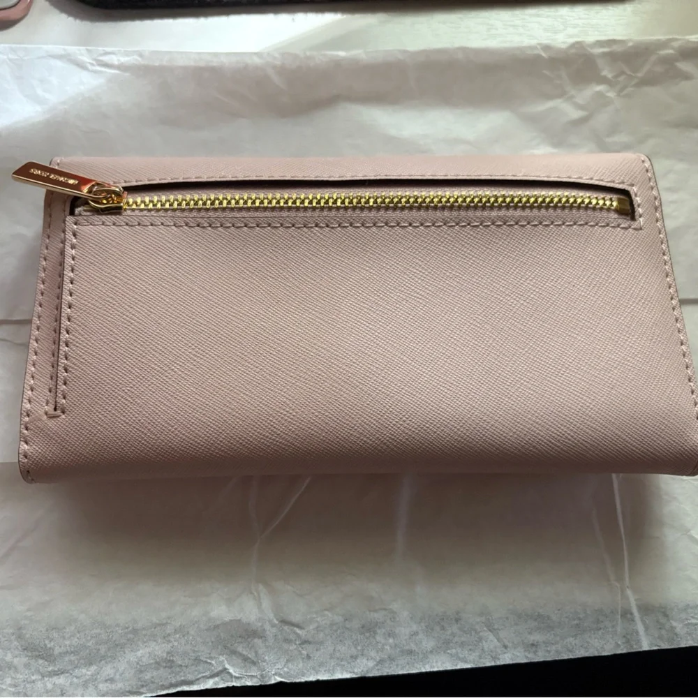 Michael Kors Blush Pink Wallet trifold - Picture 3 of 5